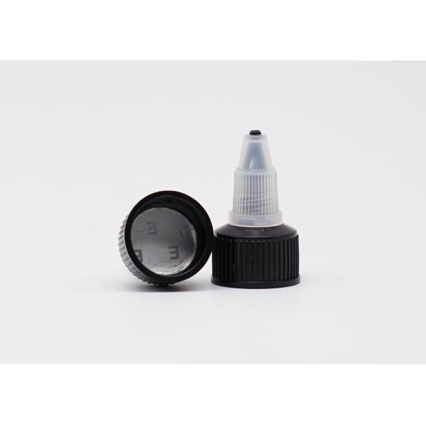 24mm пластиковые завинчивые пробки переплетают верхнее длинное сопло для бутылок приглаживают закрытие
