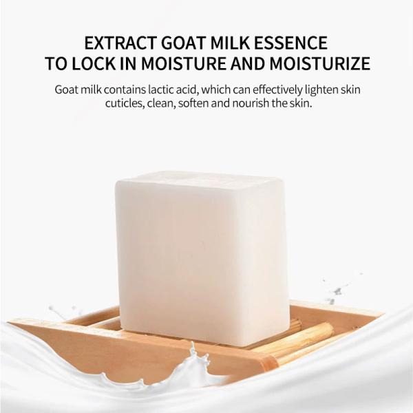 Moisturizing Whitening Kids Sea Salt Rice Coconut Natural Goat Milk Soap