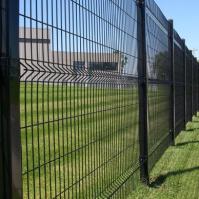 O PVC galvanizado ferro revestiu a cerca de fio soldada 3D For Industry Setor 55 x 100mm