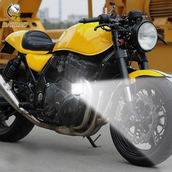 Car Universal Offroad 12V LED Work Lights 3 4 5 8 Inch White 48W