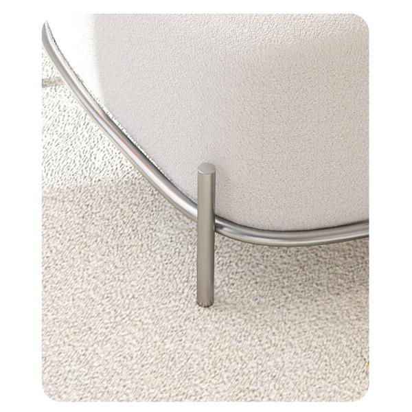Living Room Shaped Sponge Sofa Set Modern Velvet Leisure Chair