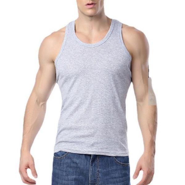 Breathable Fitness Vest Sleeveless Men Tank for Sportswear with Digital printing