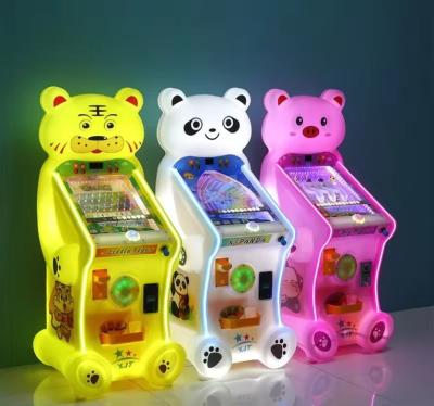 Children'S Park Coin Operated 6 Balls Pinball Game Machine With Trackball 220V