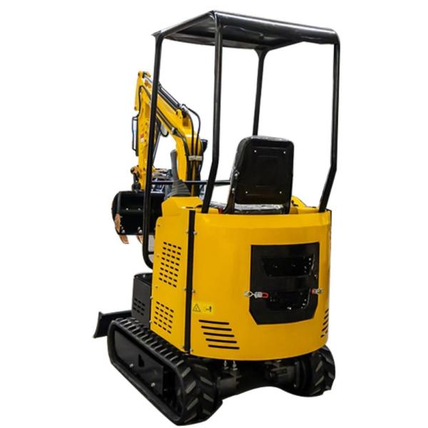 Do certificado de borracha do CE de Mini Excavator With da trilha de 1,5 toneladas consumo de combustível baixo