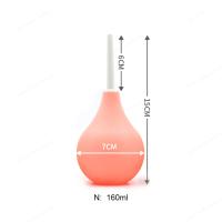 Bulbo do enema para homens, lavagem anal para mulheres, líquido de limpeza Vaginal ou anal reusável com o bocal macio e liso