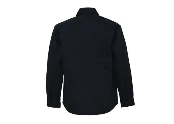 Black Cool Style Custom Work Shirts With Collar Highly Comfortable And Durable