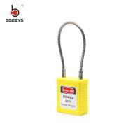 BOSHI OEM Acceptable Stainless Steel Shackle Material Wire Safety Padlock
