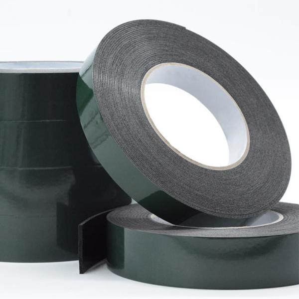 RoHS Hot Melt Glue Black Foam Adhesive Tape 12mm Double Sided