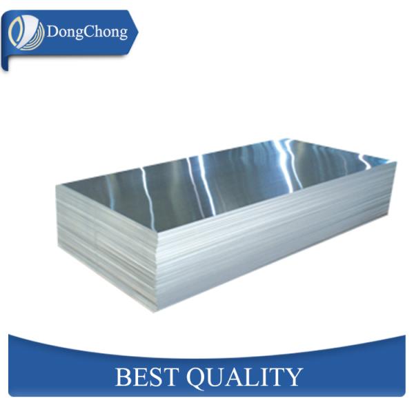 Bright 3104 Aluminium Alloy Plate Film On One Side Machinery Parts Use