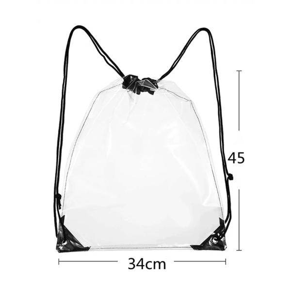 Corporate Flannel Drawstring Bag for Single Double Shoulder and Customized Training