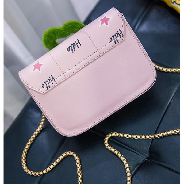 Packet 2016 new wave of female Korean chain bag shoulder bag diagonal package