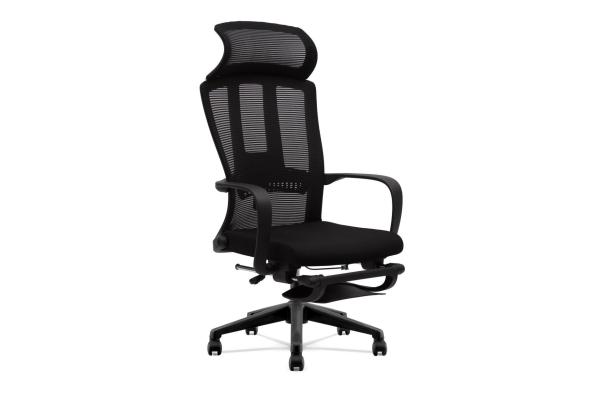 DIOUS Black 2.5mm Mesh Staff Chair Comfortable With Footrest