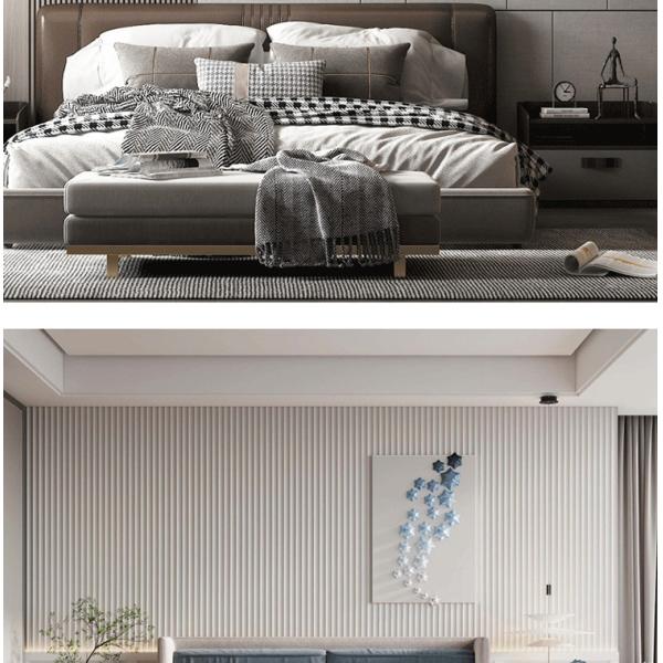 Панель гриля декоративного потолка 3D WPC деревянного на открытом воздухе 15mm круглая