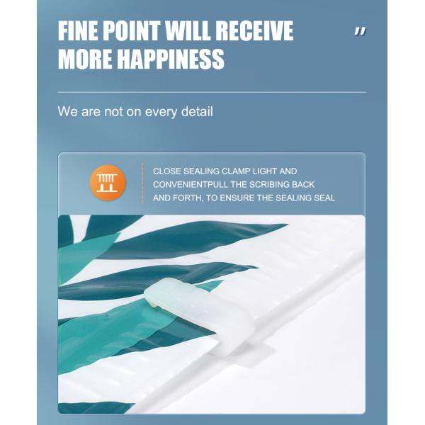 Ahorro de espacio Bolsas de sello de vacío para colchas de toda la temporada Logotipo impreso a medida y ahorre 75% de espacio