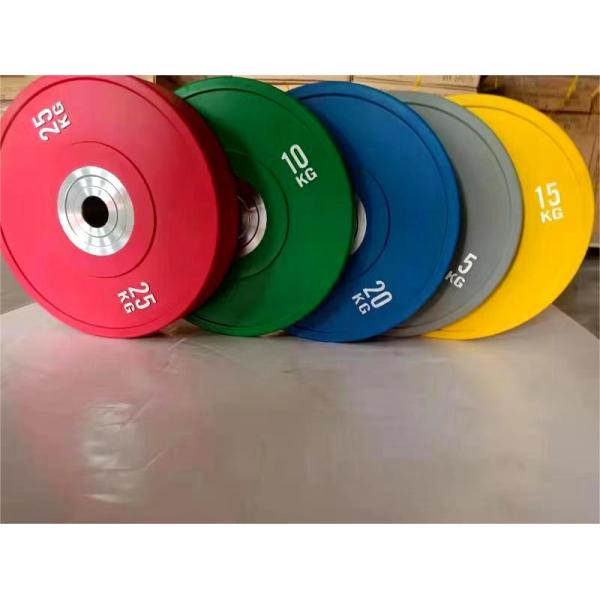 15lb 30lb 45lb Gym Rubber Weights Plates Set for Customized Logo Free Weight Training