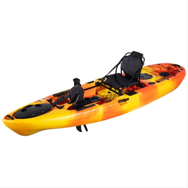 Best 10ft 3.16m 1 Paddler Pedal Power Motor Fishing Kayak With Pedal