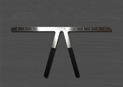 Three Point Permanent Makeup Eyebrow Ruler , Eyebrow Design Tool Manual Tattoo Set