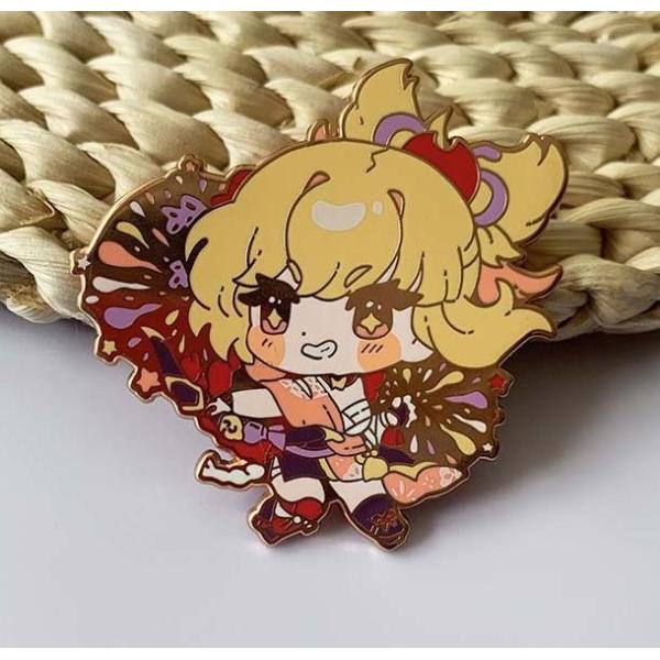 金銀銅メッキのカスタムハードエナメルラペルピン