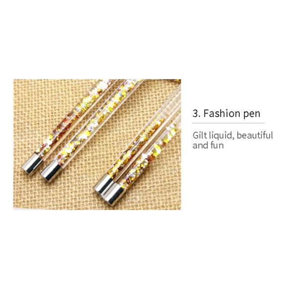 Sable Hair Acrylic Nail Brush  Liquid Glitter Handle Vegan Acrylic Nail Brush