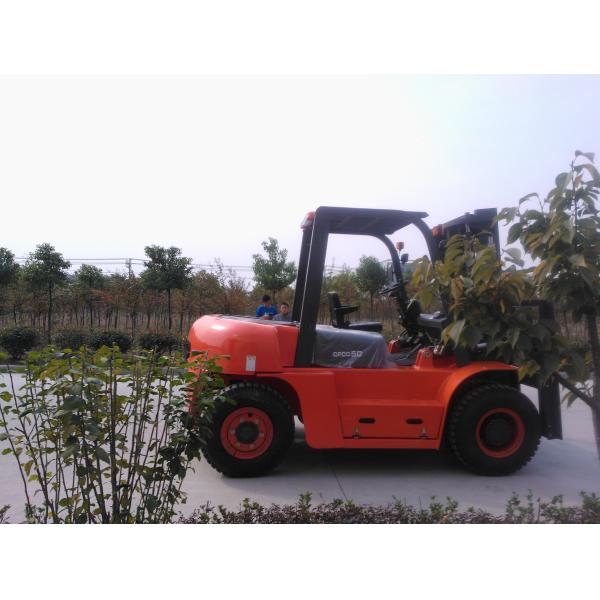 All Terrains Solid Tyres Warehouse Lifting Equipment 6000mm Lift Height CPCD50 Forklift