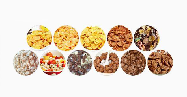 Breakfast Cereal Bar / Corn Flakes Processing Line SS304 with CE Standard