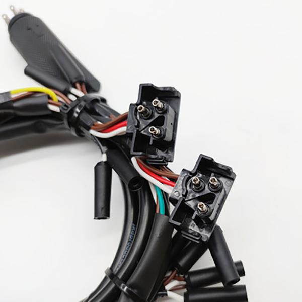Customized 3pin 6pin Electric Car Cable Brake System Wiring Harness
