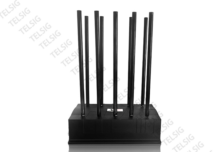 24 100W наивысшей мощности мобильного телефона часа антенны Jammer 10 регулируемой с переходником AC