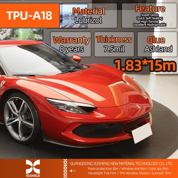 Anti Yellowing Hydrophobic Stretchable Clear Car Body Film Car Stickers PPF Paint Protection Film