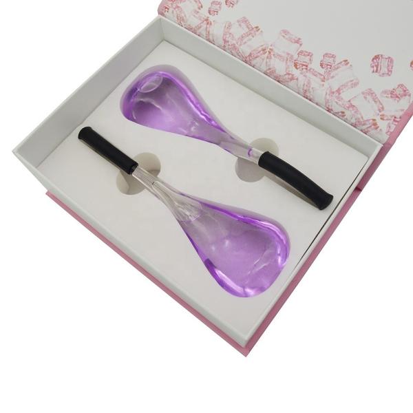 2024 Ice Globe Glass Beauty Ice Facial Massage Tools Purple Massage Ball for Woman Eyes Neck Asmr from Popular Products