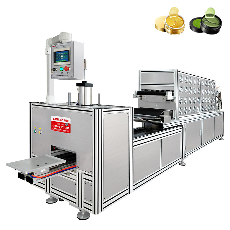 New Automatic Cosmetic Crystal Eye Mask Filling Machine Forming Line For Skin Care Eye Patches Gel