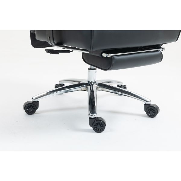 Class4 80mm Gas Lift Heavy Duty Office Chair Adjustable Arms 350mm Chrome Metal Base