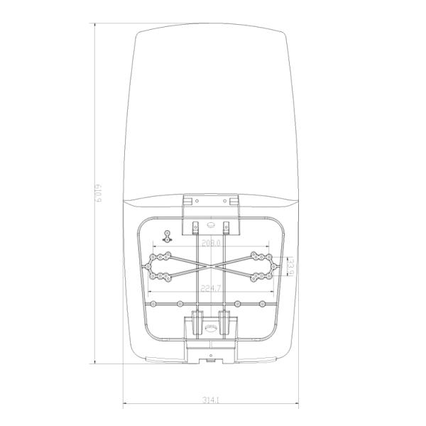 70 CRI 5 - Lumière extérieure imperméable à l'eau en aluminium moulé sous pression IP65 pour lampe d'autoroute