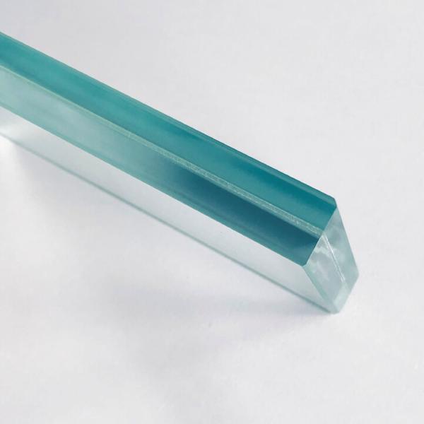 Glass 4mm 12mm EVA Film Decorative Fence Pattern Ribbed Laminated Window Glass with Certificate Tempered Laminated Glass
