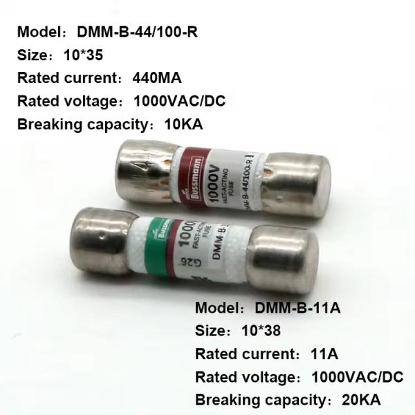 Bussmann DMM-B 13/32 дюймов х 1-3/8 дюймов и 1-1/2 дюймов 1000Vac 1000Vdc быстродействующие предохранители для многометров