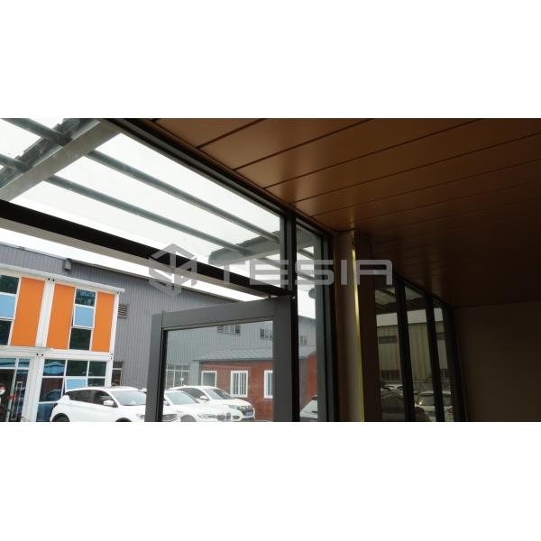 Роскошный готовый 20-футовый легкий стальной каркас расширяемый сборный дом-контейнер