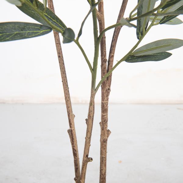 Multi-pole 7ft Artificial Olive Tree - Tall Faux Olive Trees Artificial Indoor - Large Fake Olive Tree Plant for Home Office Living Room Decor