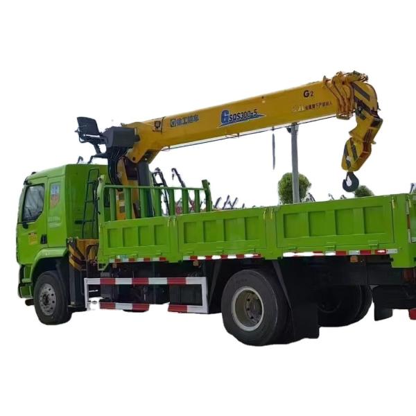Euro 3-5 Standard Vehicle Crane Can Be Customized With Foldable Arm 16T Load Capacity 13M-28m Telescopic Arm Mobile Crane