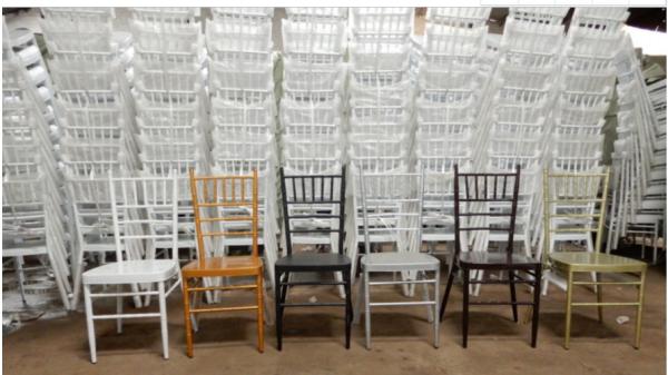 Plastic Acrylic Gold Resin Tiffany Chiavari Dining Chair For Wedding