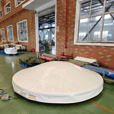 Commercial Inflatable Cloud Jumping Pillow with Seamless White Surface Reinforced Air Chambers for Parks Resorts Playgrounds and Family Entertainment