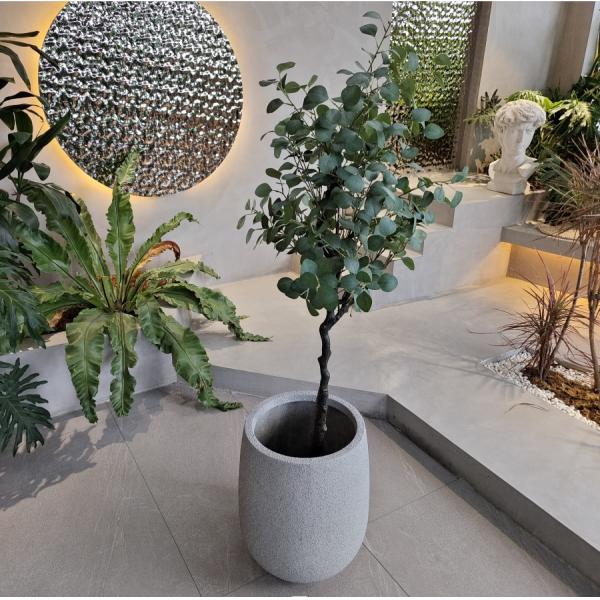 Внутренние и наружные стекловолокно цветочные горшки смола цветочный плантатор Китай оптом