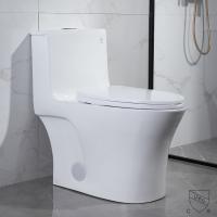 O resplendor duplo redondo de Front One Piece Skirted Toilet prolongou CUPC saião