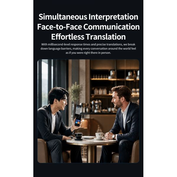 Intelligent Portable Simultaneous Translation 139 Languages Bilingual Translator