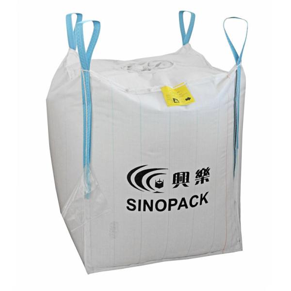 1000 kg Anti estáticos Sacos Industriais massa CROHMIQ azul / branco para armazenamento de pó químico