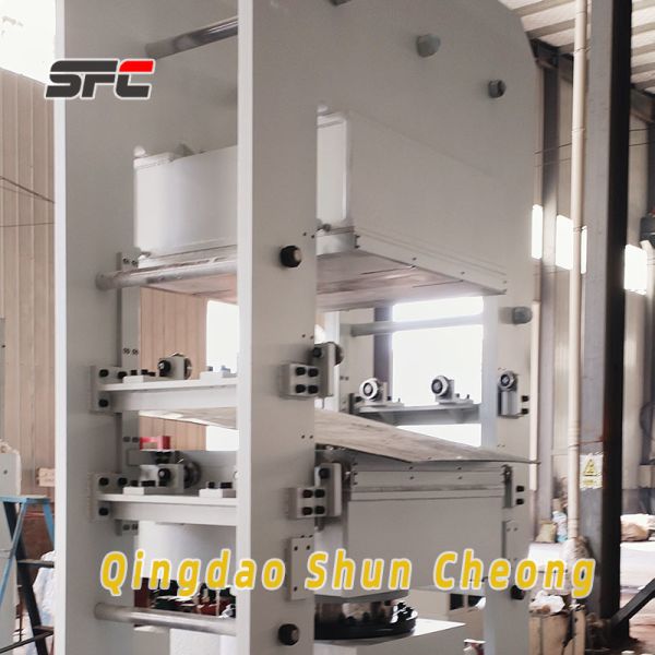 Frame Type Rubber Vulcanizing Machine with 8.00 MN Total Pressure 800mm Daylight and 16.5 KW Main Motor Power