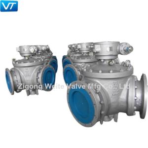 A flange termina o tipo aço carbono desencapado de Y da haste da válvula de bola