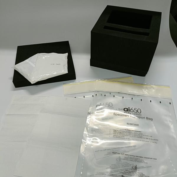 Chemical Biohazards Specimen Transport Bag Zip Lock For Laboratory Use