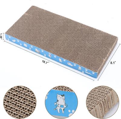 OEM Cat Scratching Boards Reversible Cat Scratcher Box Corrugated Cardboard Scratcher