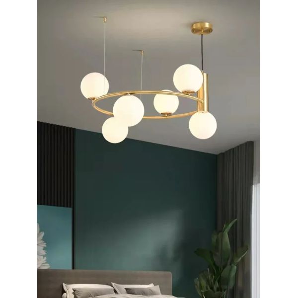 Nordic Magic Bean Galss Chandelier Restaurant Light Glass Ball Pendant Light（WH-AP-673）