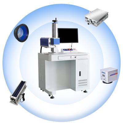 High Power 3D Laser Marker 20W 30W 50W 100W Co2 Laser Marking Machine For Wood Paper