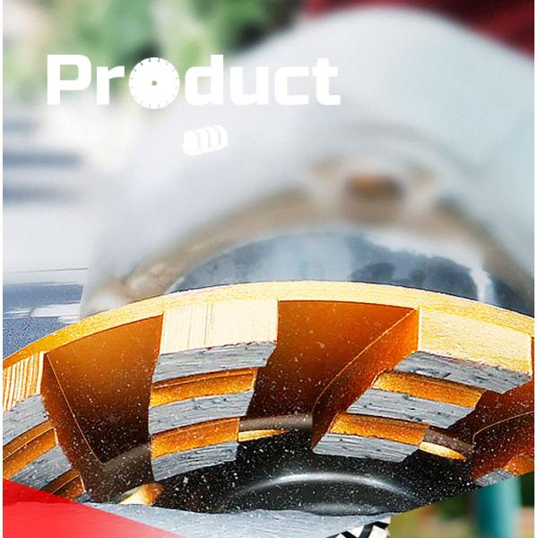 6 дюймовое бриллиантовое колесо каменное бриллиантовое оборудование радиальное круглое колесо с 6 сегментами